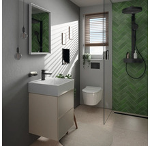 Duschsäule inkl. Thermostat hansgrohe Rainfinity 250 1jet EcoSmart schwarz matt 28742670