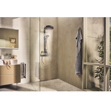 Duschsäule inkl. Thermostat hansgrohe Rainfinity 360 1jet chrom glänzend 26853000