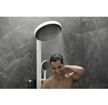 Unterputz Duschsystem mit Hand- und Kopfbrause hansgrohe Rainfinity 360 1jet weiß matt 26842700