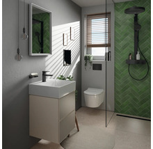 Duschsäule inkl. Thermostat hansgrohe Rainfinity 250 1jet EcoSmart schwarz matt 28742670