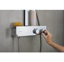Duschsäule inkl. Thermostat hansgrohe Rainfinity 360 1jet chrom glänzend 26853000