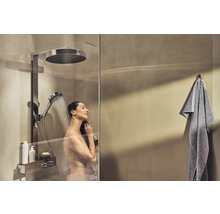 Duschsäule inkl. Thermostat hansgrohe Rainfinity 360 1jet chrom glänzend 26853000