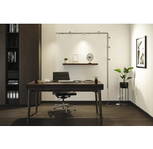Bureau avec bureau, chaise de bureau, système d''étagères et éclairage