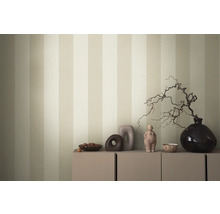Vliestapete 9483-42 Pure Elegance Landhaus Blockstreifen beige