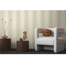 Vliestapete 9483-42 Pure Elegance Landhaus Blockstreifen beige
