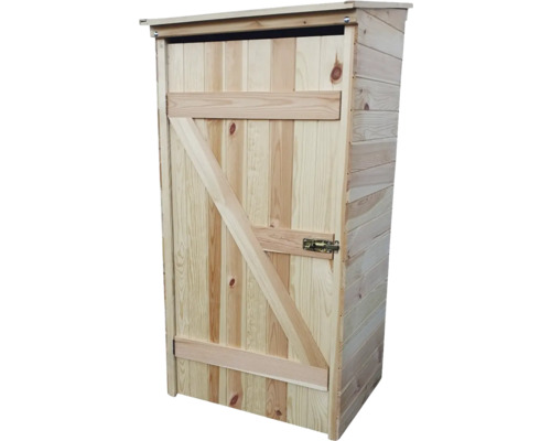 Gartenschrank promadino Speyer 72,5 x 68,6 x 148 cm natur