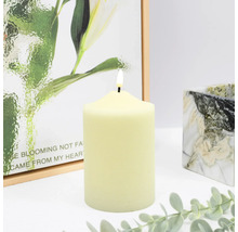 Bougie pilier décorative, forme cylindrique