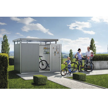 Gartenhaus Biohort HighLine H5 Standardtür 275 x 315 cm quarzgrau-metallic