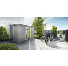 Gerätehaus Biohort Neo 2C Doppeltür 292 x 236 cm quarzgrau-metallic