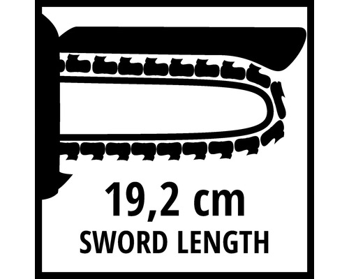 Longueur de l''épée 19,2 cm
