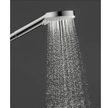 Handbrause mit fließendem Wasser