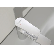 Hansgrohe Logo auf einer Armatur