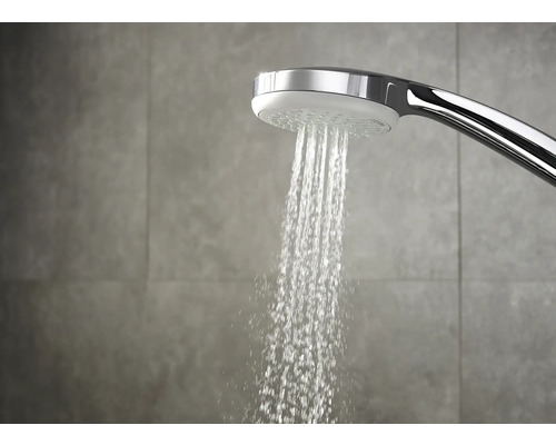 Handbrause mit Wasserstrahl