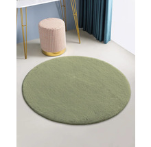 Tapis rond sur le sol
