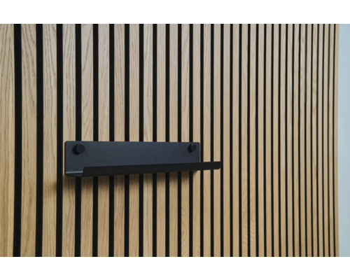 Sonava Function Regal schmal Small 380 x 70 x 80 mm Akustikpaneel mit schwarzem Wandregal