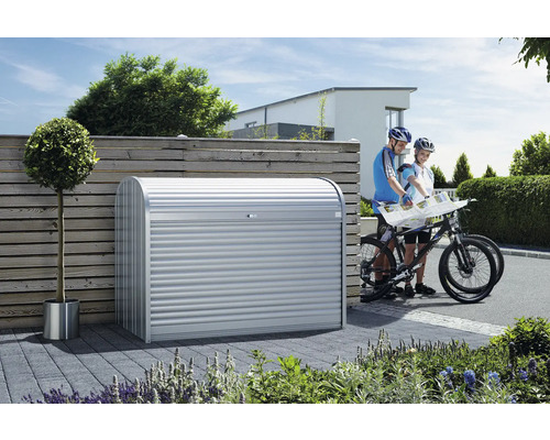 Mülltonnenbox Biohort StoreMax 190, 190x97x136 cm silber-metallic Mülltonnenbox Biohort StoreMax 190, 190x97x136 cm silber-metallic