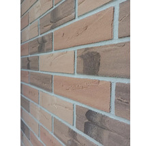 Gros plan d''un mur de briques avec des joints clairs