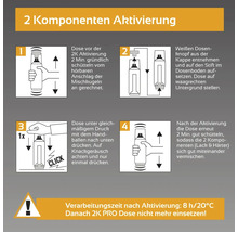 Sprühlack 2K PRO glanz RAL 5010 enzianblau 400 ml
