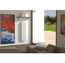 Designheizkörper ROTHEIGNER PANEL 1400 x 366 mm weiß Anschluss Mittig unten