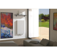 Espace de vie lumineux avec radiateur, tableau et siège
