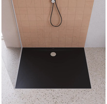 Douche à l''italienne avec pomme de douche et drain