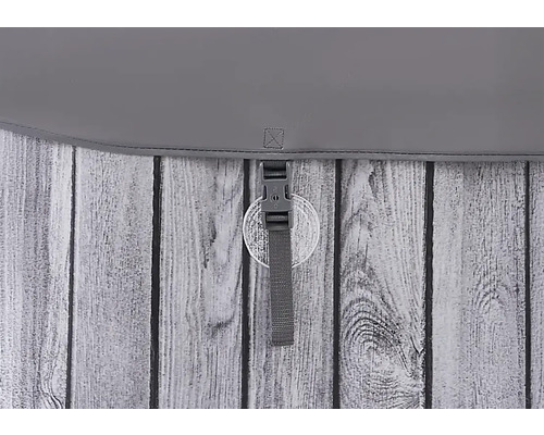 Vue détaillée d''une fermeture sur un sac