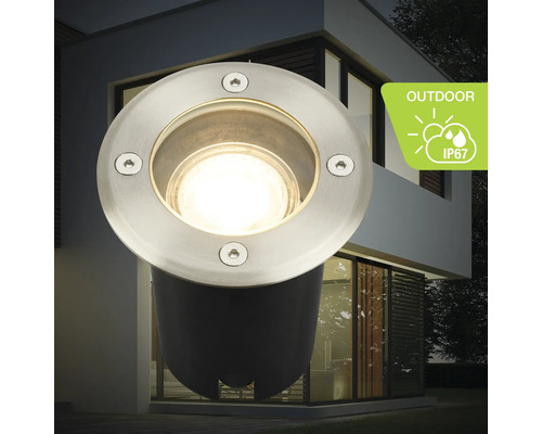 Bodeneinbauleuchte zur Aussenbeleuchtung mit Schutzart IP67