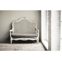 Canapé élégant de style vintage avec revêtement en tissu et cadre en bois