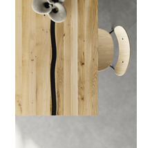 Plateau de table en bois avec chaise