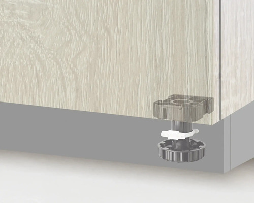 Pied de meuble sous une armoire