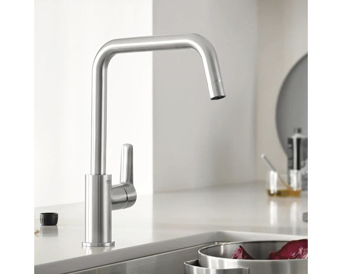 Robinet de cuisine en métal Logo Grohe