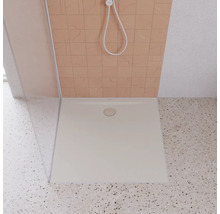 Receveur de douche carré avec pomme de douche