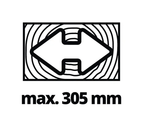 Maximale Spannweite 305 Millimeter