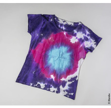 T-shirt avec motif tie-dye