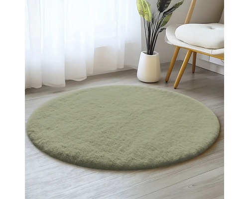 Tapis rond dans le salon