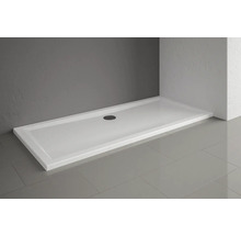 Receveur de douche rectangulaire en acrylique sanitaire avec garniture d'écoulement