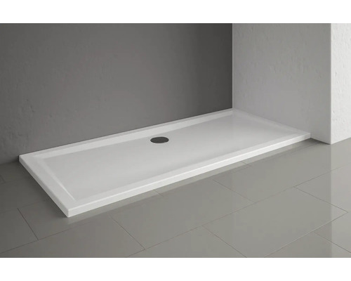 Receveur de douche rectangulaire en acrylique sanitaire avec garniture d'écoulement