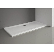 Receveur de douche rectangulaire avec évacuation