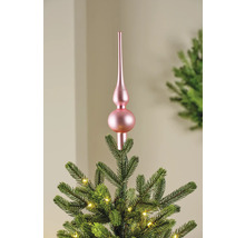 Weihnachtsbaumspitze auf einem Weihnachtsbaum