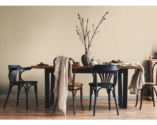 Salle à manger avec table et chaises de style campagnard