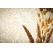 Papier peint à motif de feuilles