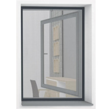 Moustiquaire de fenêtre ouverte avec cadre pivotant