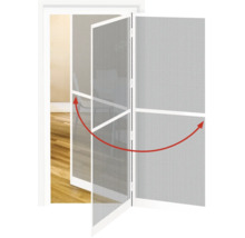 Insektenschutzgittertür mit Faltmechanismus