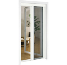 Porte ouverte avec moustiquaire