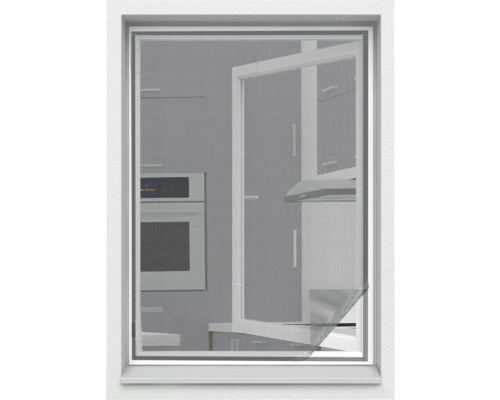 Moustiquaire pour fenêtre en position ouverte, protection contre les insectes