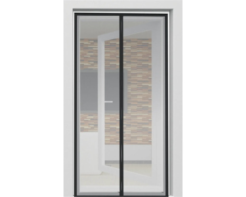 Porte anti-insectes avec fermeture magnétique