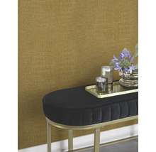 Papier peint décoratif avec motif en cuir de crocodile sur le mur