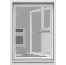 Fenster mit Insektenschutzgitter und geöffnetem Fensterflügel