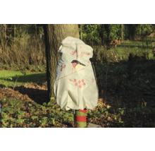 Housse de protection pour plantes avec motif d'oiseau et de fleurs pour protéger les plantes dans le jardin