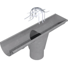 Gouttière avec protection contre les feuilles